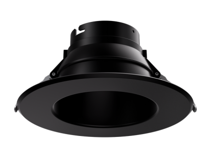 ELCO Lighting ELB410BB 4" Round Reflector Trim All Black Finish