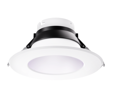 ELCO Lighting ELB410HW 4" Round Reflector Trim All Haze with White Trim Finish