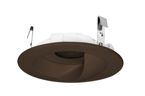 Elco Lighting ELK4715BZ Unique™ 4" Diecast Round Wall Wash Trim for Koto Module, All Bronze
