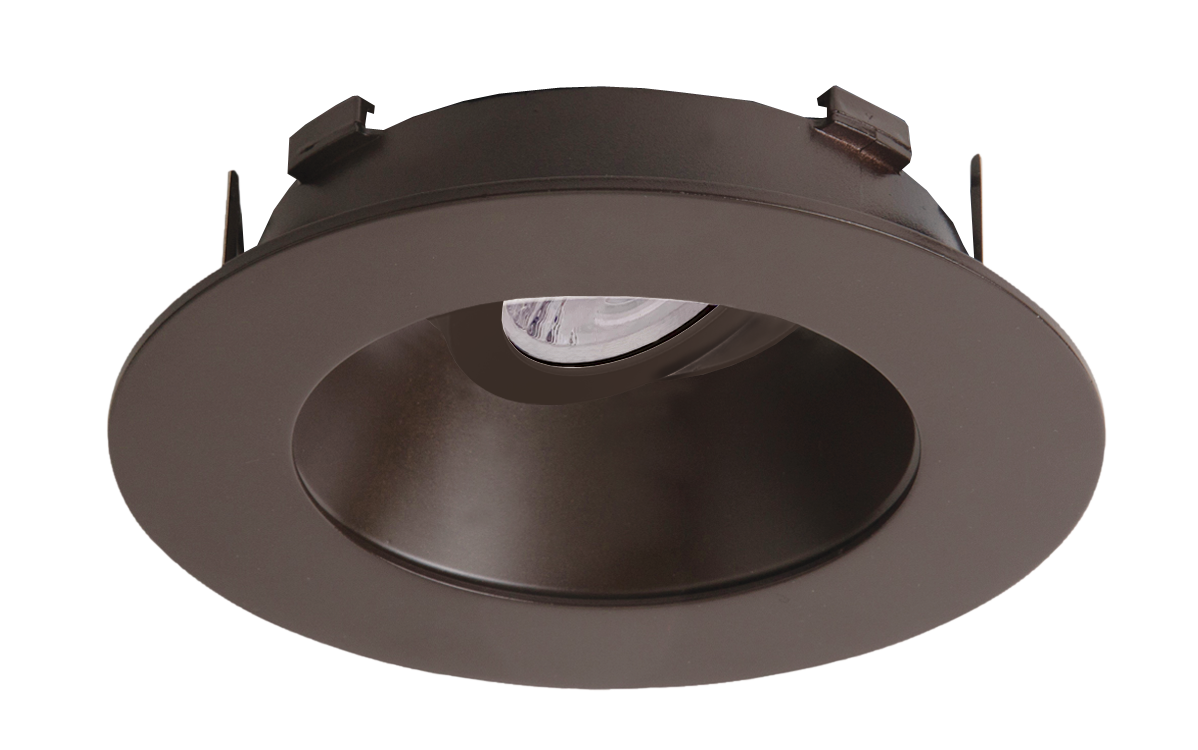 ELCO Lighting EKCL4721BZBZ Flexa 4 Inch Round Adjustable Reflector Canless Koto Module All Bronze