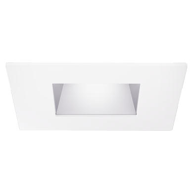Elco Lighting EKCL4741HW Flexa™ 4" Square Reflector for Canless Koto™ Module - Haze with White Trim