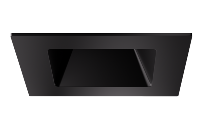 Elco Lighting ELK6829BB 6" Pex™ Square Adjustable Reflector for Koto Module, All Black
