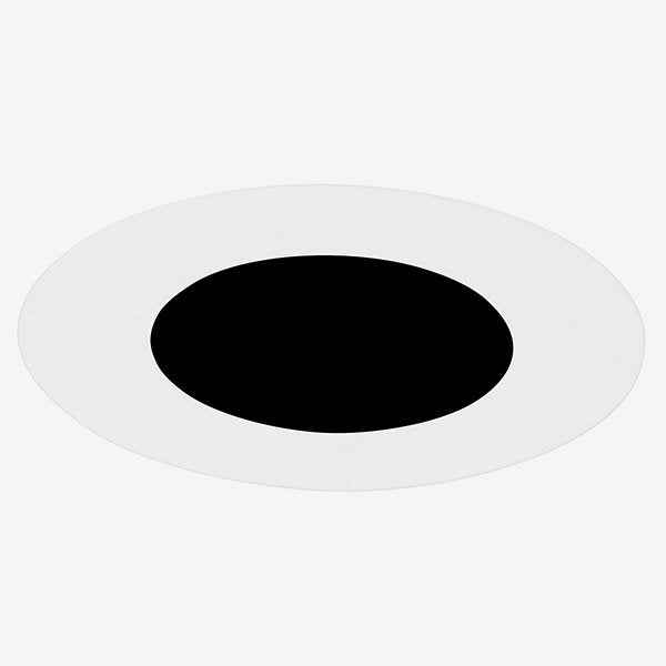 Visual Comfort Architectural E2RLF-OW Element 2" Round Flat Trim, No Lens Aperture, Flangeless - White Finish