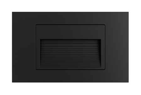 Elco Lighting ELST27CT3B Mini LED Embedded Step Light with 3-CCT Switch, Lumens 250 lm, Multi-Color Temperature, All Black