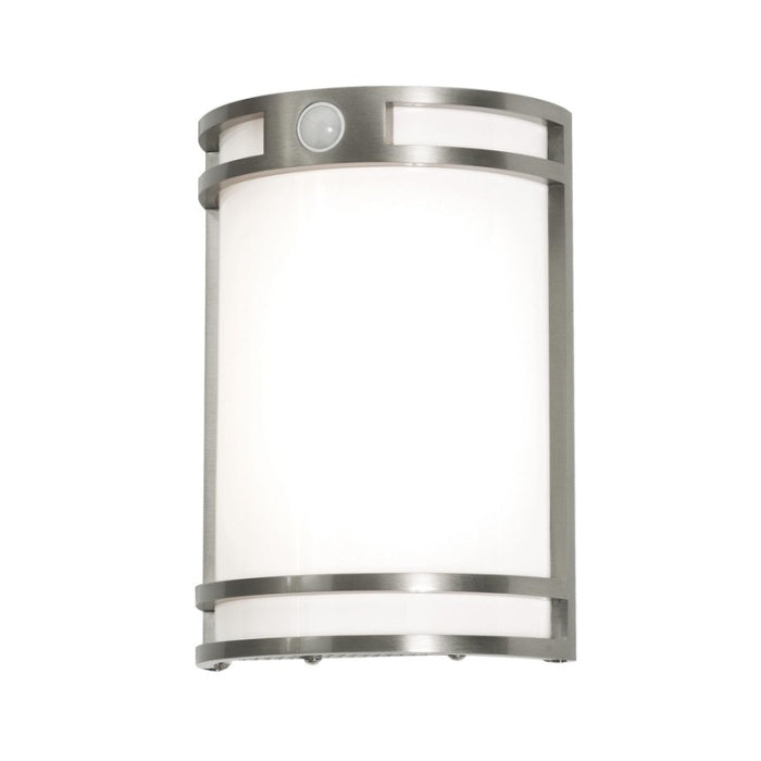 AFX Lighting ELTW0710LAJD1BA 13W Elston Outdoor Sconce w/ Photocell, 120V, Selectable CCT, Brushed Aluminum Finish