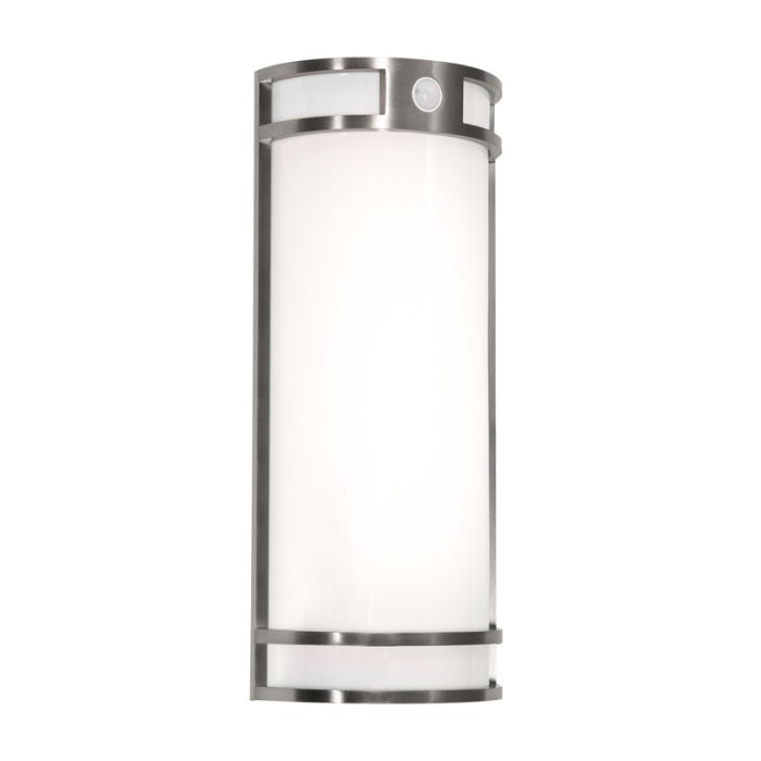 AFX Lighting ELTW0718LAJD1BA 21W Elston Outdoor Sconce w/ Photocell, 120V, Selectable CCT, Brushed Aluminum Finish