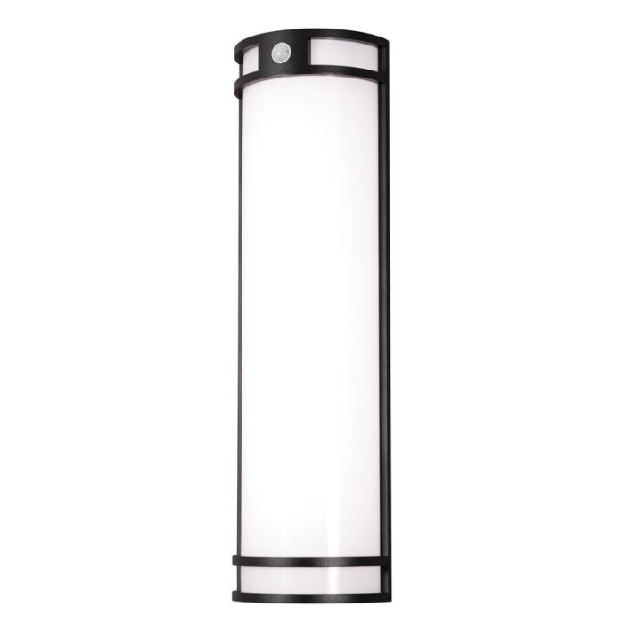 AFX Lighting ELTW0724LAJD1BK 25W Elston Outdoor Sconce w/ Photocell, 120V, Selectable CCT, Black Finish