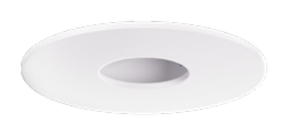 ELCO Lighting EMN1RD27W 1 Inch Round Mini Trim Pinhole Adjustable White Finish