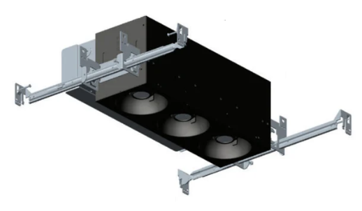 Visual Comfort Architectural EMTH13LLON120ELVB Element EMTH 1X3 Trimmed Flangeless Non-IC Airtight Housing, Dimming ELV, Wattage 36W, Finish Black