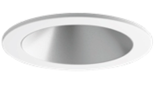 Visual Comfort Architectural ENCL2RRF-L08935AN-S-W Entra CL 2IN Round Flanged Trim / Remodel Housing, CCT 3500K, White Finish / Satin Silver Color Reflector