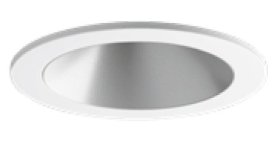 Visual Comfort Architectural ENCL2RRF-L08927WN-S-W Entra CL 2IN Round Flanged Trim / Remodel Housing, CCT 2700K, White Finish / Satin Silver Color Reflector