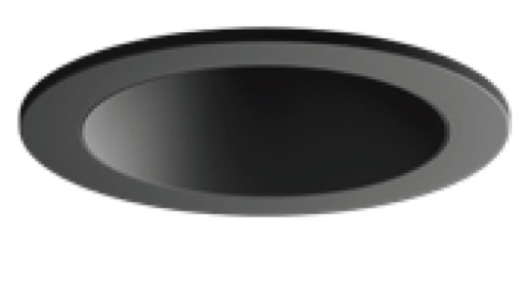 Visual Comfort Architectural ENCL2RRF-L12927DN-B-B Entra CL 2IN Fixed Round Flanged Trim / Remodel Housing, CCT 2700K, Black Finish W/ Black Reflector