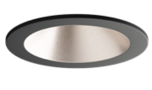 Visual Comfort Architectural ENCL2RRF-L12927DN-C-B Entra CL 2IN Fixed Round Flanged Trim / Remodel Housing, CCT 2700K, Black Finish W/ Champagne Reflector