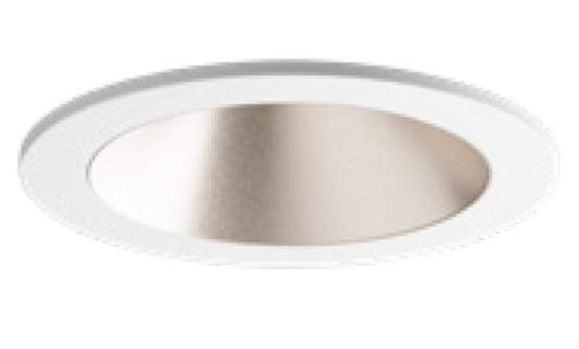 Visual Comfort Architectural ENCL2RRF-L12927DN-C-W Entra CL 2IN Fixed Round Flanged Trim / Remodel Housing, CCT 2700K, White Finish W/ Champagne Reflector