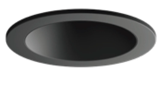 Visual Comfort Architectural ENCL2RRF-L12935AN-B-B Entra CL 2IN Adjutstable Round Flanged Trim / Remodel Housing, CCT 3500K, Black Finish W/ Black Reflector