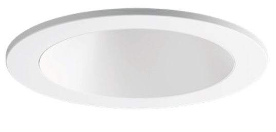 Visual Comfort Architectural ENCL2RRF-L12930DN-W-W Entra CL 2IN Fixed Round Flanged Trim / Remodel Housing, CCT 3000K, White Finish W/ White Reflector