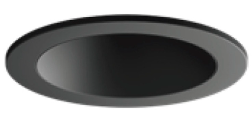 Visual Comfort Architectural ENCL2RRF-L12935DN-B-B Entra CL 2IN Fixed Round Flanged Trim / Remodel Housing, CCT 3500K, Black Finish W/ Black Reflector