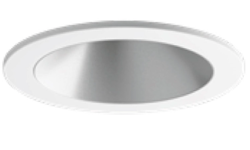 Visual Comfort Architectural ENCL2RRF-L12935DN-S-W Entra CL 2IN Fixed Round Flanged Trim / Remodel Housing, CCT 3500K, White Finish W/ Satin Silver Reflector