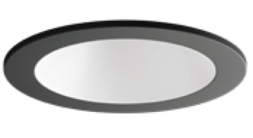 Visual Comfort Architectural ENCL2RRF-L12935DN-W-B Entra CL 2IN Fixed Round Flanged Trim / Remodel Housing, CCT 3500K, Black Finish W/ White Reflector