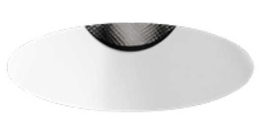 Visual Comfort Architectural ENCL2RRL-L12927AN-C Adjustable Entra CL 2IN Fixed Round Flanged Trim / Remodel Housing, CCT 2700K, Champagne Reflector
