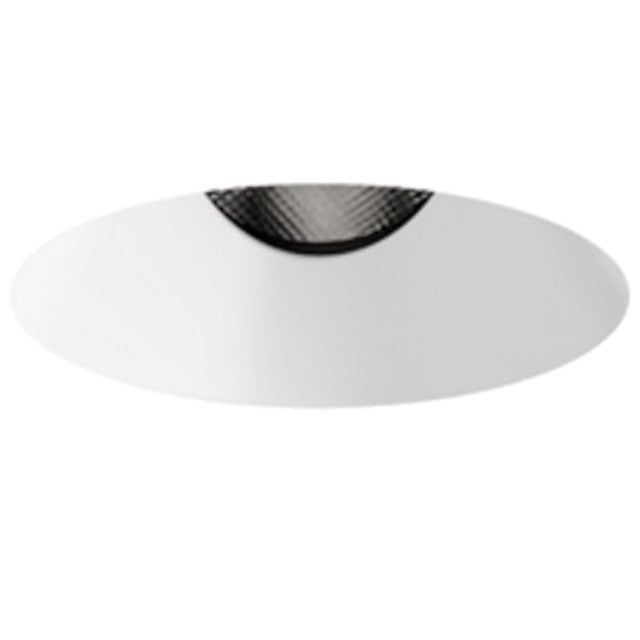 Visual Comfort Architectural ENCL3RLA-WD31B Entra CL 3" Round Flangeless Adjustable Downlight – Warm Dim 3000K-1800K – 90+ CRI – Black Reflector – Flangeless Trim