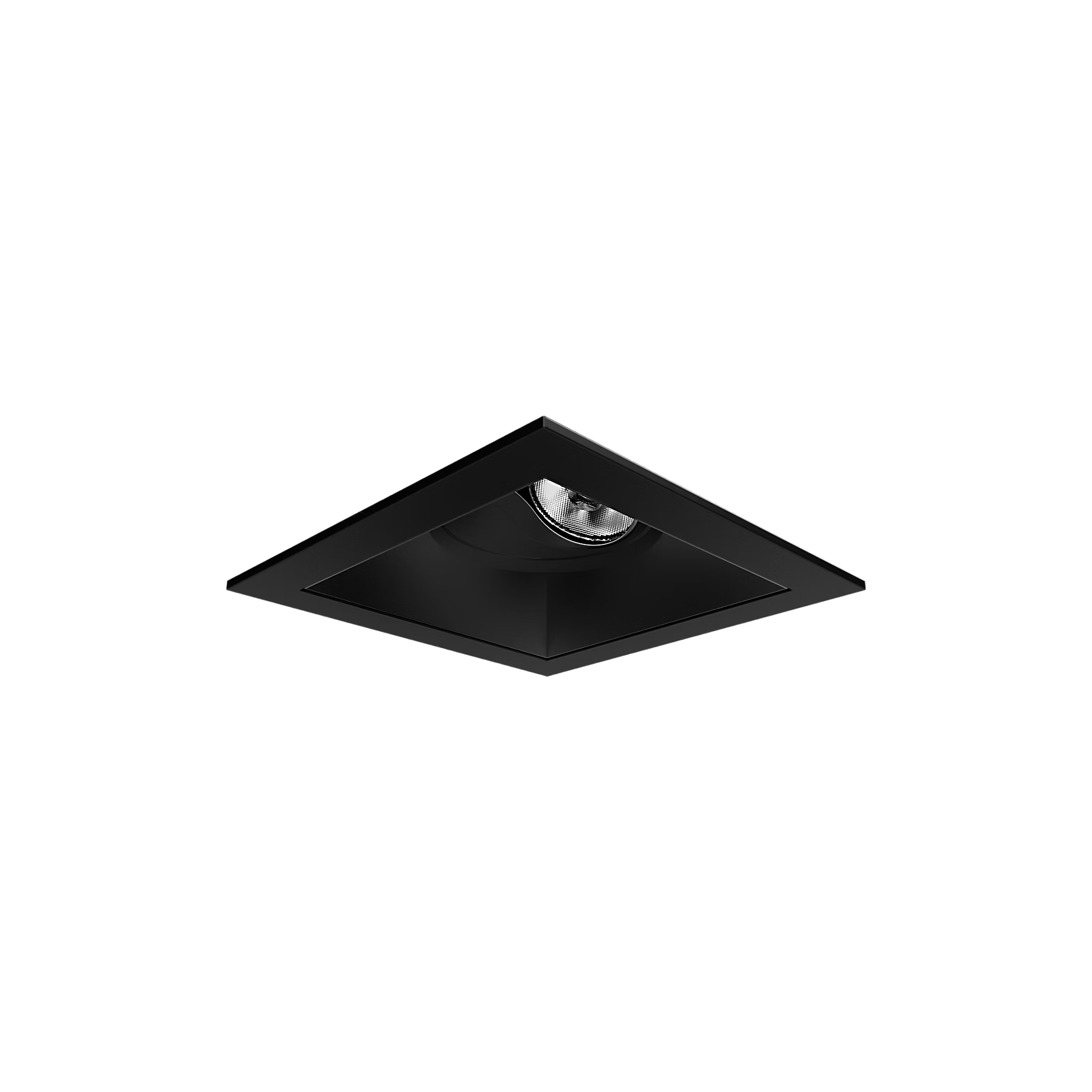 Visual Comfort Architectural ENCL3SRF-L15927AI-B-B Modern Entra CL 3" Square Remodel Flanged Light - CCT: 2700K - 15W - Reflector Finish: Black