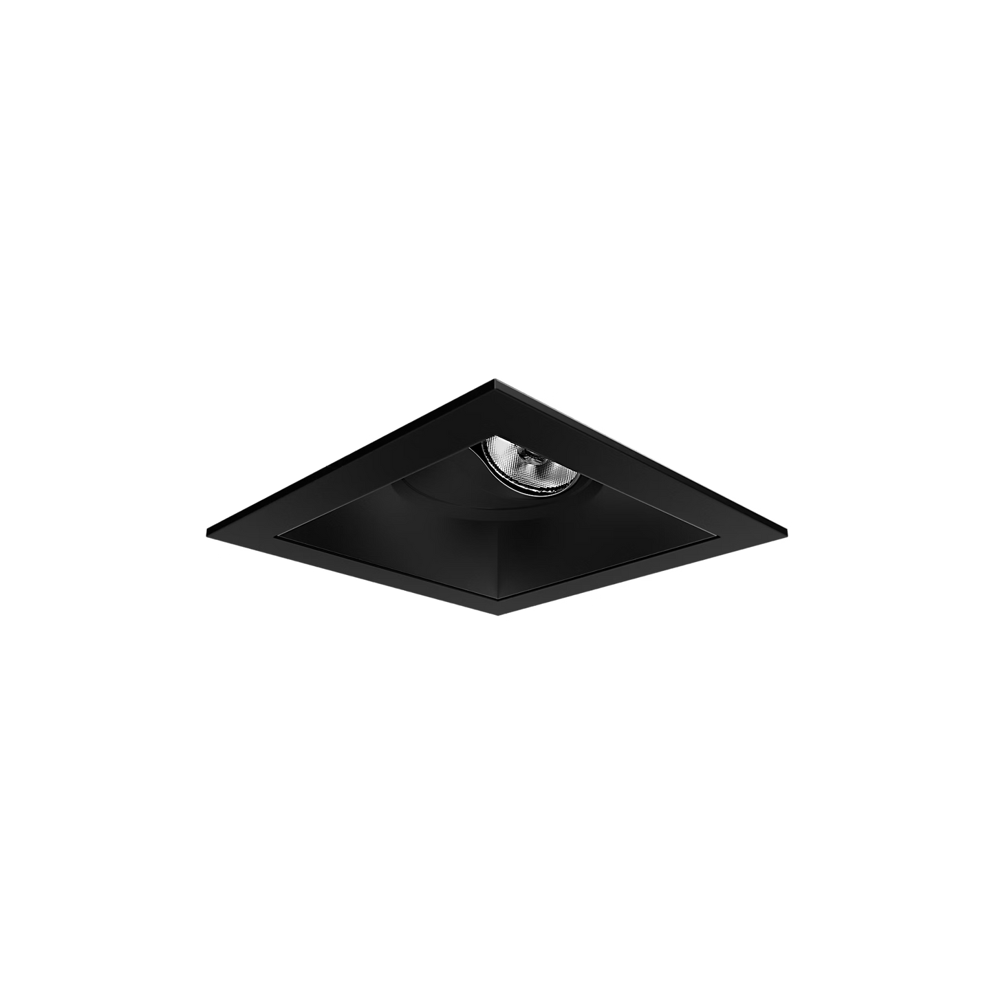 Visual Comfort Architectural ENCL3SRF-L12930AI-B-B Modern Entra CL 3" Square Remodel Flanged Light - CCT: 3000K - 12W - Reflector Finish: Black
