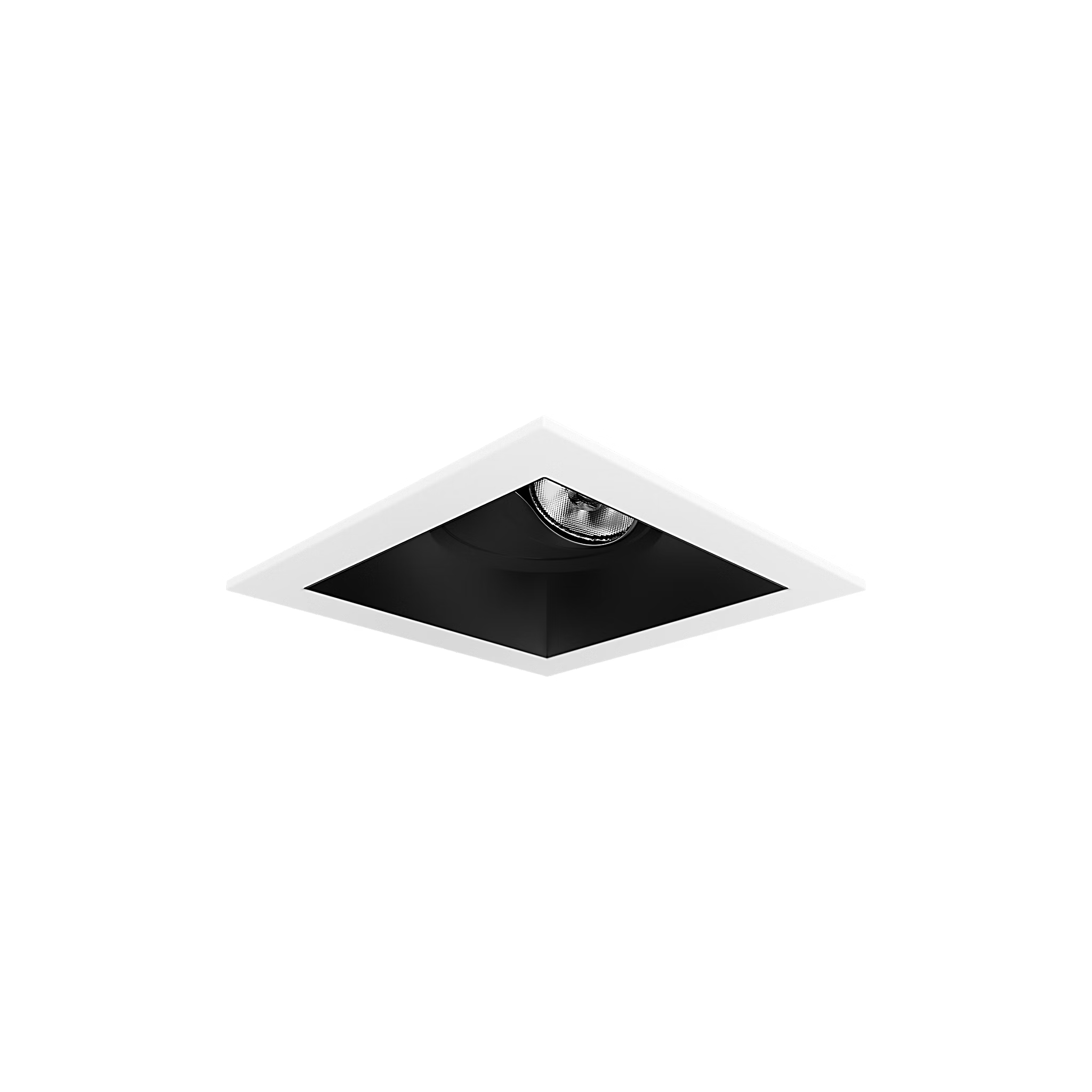 Visual Comfort Architectural ENCL3SRF-L15927AI-B-W Modern Entra CL 3" Round Remodel Flanged Light - CCT: 2700K - 15W - Reflector Finish: Black - Trim Finish: White