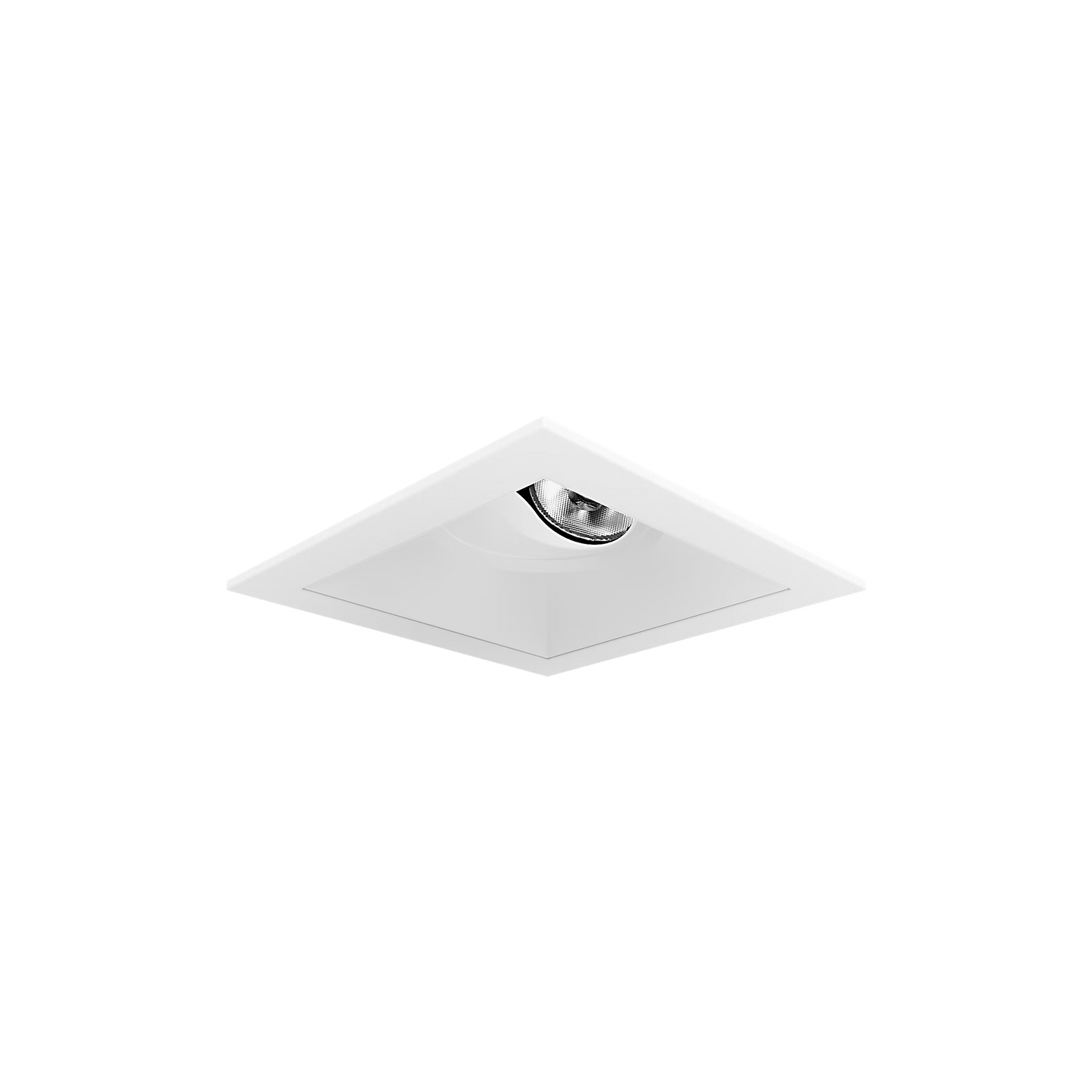 Visual Comfort Architectural ENCL3SRF-L12927DI-W-W Modern Entra CL 3" Square Remodel Flanged Light - CCT: 2700K - 12W - Reflector Finish: White - Trim Finish: White