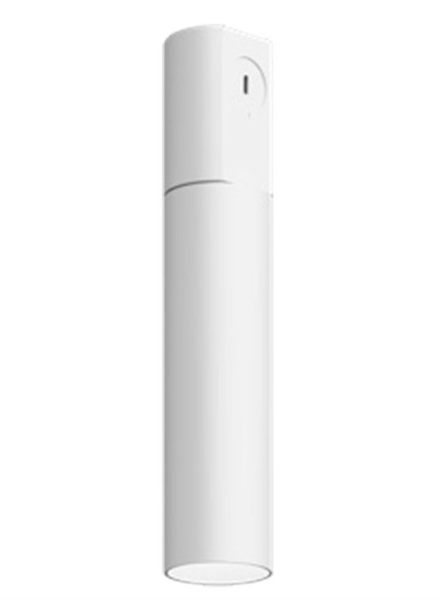 Visual Comfort Architectural ENCY2RC-L129WD2D-UNV-AW 2" 12W Fixed LED Cylinder, Warm Dim, Conduit Mount, Reflector Finish/Cylinder Finish:Brushed Aluminum/White, Color Temperature:Warm Dim 3000K-1800K, Beam Spread: 20°