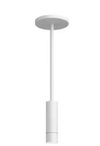 Visual Comfort Architectural ENCY2RP-L129WD4A-UNV-BW 2" 12W Adjustable LED Cylinder, Pendant Mount, Reflector Finish/Cylinder Finish:Black/White, Color Temperature: Warm Dim 3000K-1800k, Beam Spread: 40°