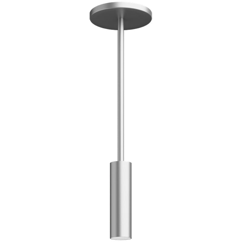 Visual Comfort Architectural ENCY2RP-L129WD6D-UNV-AA ENTRA 2" 12W Fixed LED Cylinder, Fixed Downlight, Pendant Mount, Color Temperature 3000K Warm Dim, Beam Angle 60°, Finish Brushed Aluminum