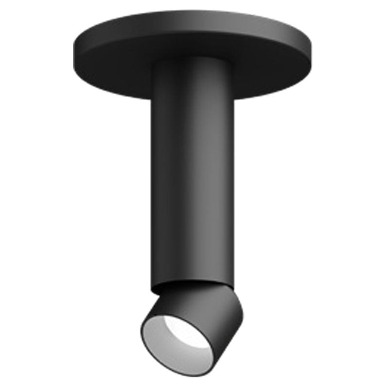 Visual Comfort Architectural ENCY2RS-L129306A-UNV-BB ENTRA 2" 12W Adjustable LED Cylinder, Pendant Mount, Color Temperature 3000K, Beam Angle 60°, Finish Black