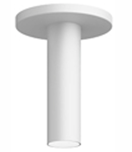 Visual Comfort Architectural ENCY2RS-L129273D-UNV-WW Entra 2 Inch LED Fixed Cylinder Ceiling Light, CCT 2700K, White/White Finish