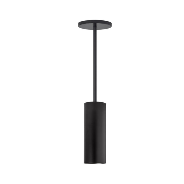 Visual Comfort Architectural ENCY3RP-L129WD6D-UNV-BB ENTRA 3" 12W Fixed LED Cylinder – Warm Dim – 90 CRI – 60° Beam – Pendant Mount – Black/Black