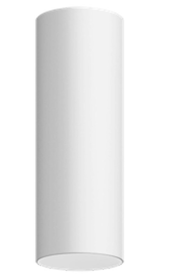 Visual Comfort Architectural ENCY3RF-L129302D-UNV-AW Entra 3 Inch LED Fixed Cylinder Ceiling Light, CCT 3000K, White Finish / Brushed Aluminum Color