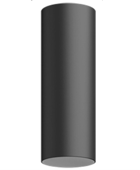Visual Comfort Architectural ENCY3RF-L15930WW-UNV-AB 3" 15W Wall Wash LED Cylinder, Flush Mount, Reflector Finish/Cylinder Finish: Brushed Aluminum/Black, Color Temperature: 3000K