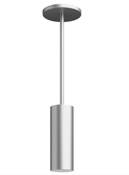 Visual Comfort Architectural ENCY3RP-L12930WW-UNV-WA 3" 12W Wall Wash LED Cylinder, Pendant Mount, Reflector Finish/Cylinder Finish: White/Brushed Aluminum, Color Temperature: 3000K