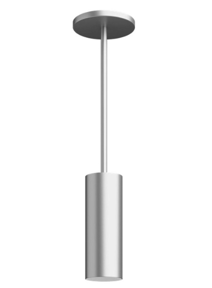 Visual Comfort Architectural ENCY3RP-L159WD4D-UNV-AA 3" 15W Fixed LED Cylinder, Warm Dim, Pendant Mount, Reflector Finish/Cylinder Finish: Brushed Aluminum/Brushed Aluminum, Color Temperature: 3000K-1800K Warm Dim, Beam Spread: 40°