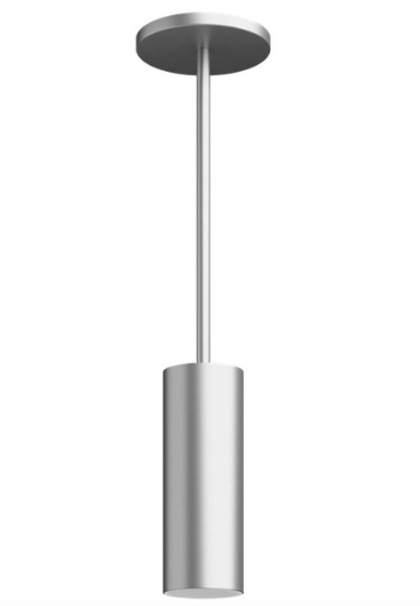 Visual Comfort Architectural ENCY3RP-L159WD6D-UNV-WA 3" 15W Fixed LED Cylinder, Warm Dim, Pendant Mount, Reflector Finish/Cylinder Finish: White/Brushed Aluminum, Color Temperature: 3000K-1800K Warm Dim, Beam Spread: 60°
