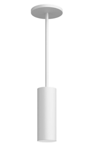 Visual Comfort Architectural ENCY3RP-L159WD4D-UNV-WW 3" 15W Fixed LED Cylinder, Warm Dim, Pendant Mount, Reflector Finish/Cylinder Finish: White/White, Color Temperature: 3000K-1800K Warm Dim, Beam Spread: 40°