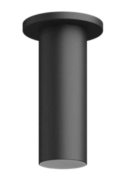 Visual Comfort Architectural ENCY3RS-L12927WW-UNV-BB 3" 12W Wall Wash LED Cylinder, Surface Mount, Reflector Finish/Cylinder Finish: Black/Black, Color Temperature: 2700K