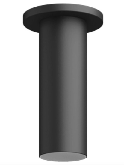 Visual Comfort Architectural ENCY3RS-L12930WW-UNV-AB 3" 12W Wall Wash LED Cylinder, Surface Mount, Reflector Finish/Cylinder Finish: Brushed Aluminum/Black, Color Temperature: 3000K
