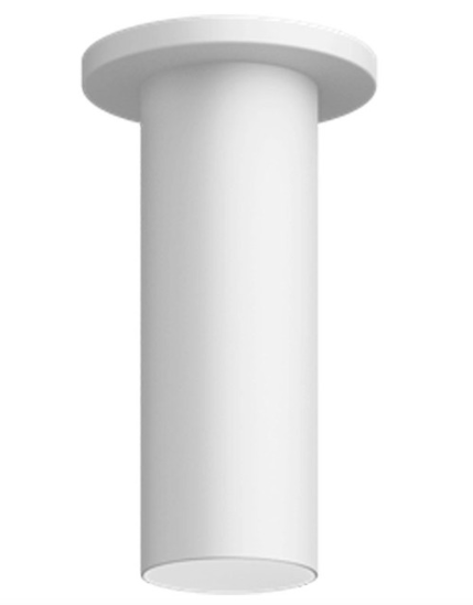 Visual Comfort Architectural ENCY3RS-L12930WW-UNV-AW 3" 12W Wall Wash LED Cylinder, Surface Mount, Reflector Finish/Cylinder Finish: Brushed Aluminum/White, Color Temperature: 3000K