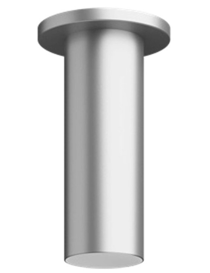 Visual Comfort Architectural ENCY3RS-L12930WW-UNV-BA 3" 12W Wall Wash LED Cylinder, Surface Mount, Reflector Finish/Cylinder Finish: Black/Brushed Aluminum, Color Temperature: 3000K