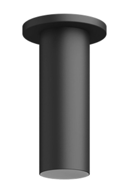 Visual Comfort Architectural ENCY3RS-L12930WW-UNV-BB 3" 12W Wall Wash LED Cylinder, Surface Mount, Reflector Finish/Cylinder Finish: Black/Black, Color Temperature: 3000K