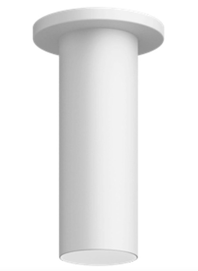 Visual Comfort Architectural ENCY3RS-L12930WW-UNV-BW 3" 12W Wall Wash LED Cylinder, Surface Mount, Reflector Finish/Cylinder Finish: Black/White, Color Temperature: 3000K