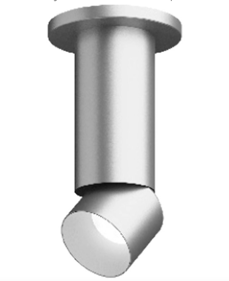 Visual Comfort Architectural ENCY3RS-L129WD4A-UNV-BA 3" 12W Adjustable LED Cylinder, Warm Dim, Surface Mount, Reflector Finish/Cylinder Finish: Black/Brushed Aluminum, Color Temperature: Warm Dim 3000-1800K, Beam Spread: 40°