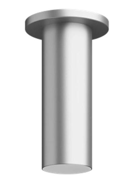 Visual Comfort Architectural ENCY3RS-L129WDWW-UNV-AA 3" 12W Wall Wash LED Cylinder, Warm Dim, Surface Mount, Reflector Finish/Cylinder Finish: Brushed Aluminum/Brushed Aluminum, Color Temperature: Warm Dim 3000-1800K