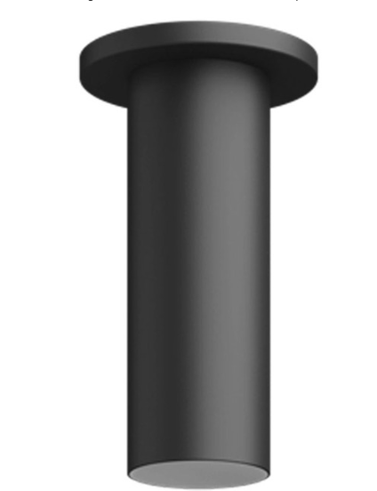 Visual Comfort Architectural ENCY3RS-L129WDWW-UNV-AB 3" 12W Wall Wash LED Cylinder, Warm Dim, Surface Mount, Reflector Finish/Cylinder Finish: Brushed Aluminum/Black, Color Temperature: Warm Dim 3000-1800K